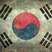 Korean Flag Of South Korea Poster