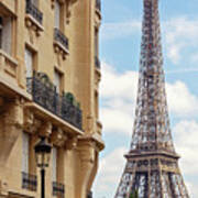 La Tour Eiffel From Avenue De Camoens Poster