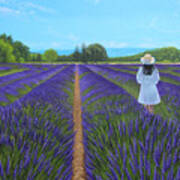 Lady In Lavender Poster
