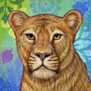 Lady Lioness Poster