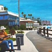 Laguna Beach Boardwalk Poster