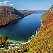 Lake Willoughby, Vermont 3 To 1 Panorama Poster