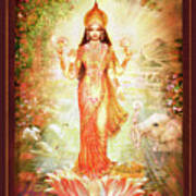 Lakshmi Goddess Of Fortune Poster