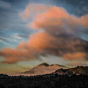 Large Cloud Over Mt. Tamalpais Poster
