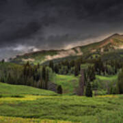 Late Afternoon Near Crested Butte Poster