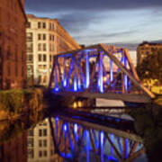 Lawrence, Ma - South Canal Footbridge Poster