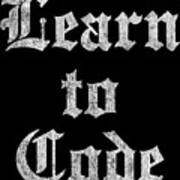 Learn To Code Poster