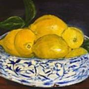 Lemons - A Still Life Poster