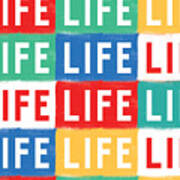 Life Core Pattern Poster