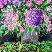 Lilac Bouquet Poster