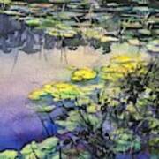 Lily Pads Painting Poster