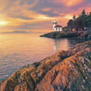 Lime Kiln Lighthouse Poster