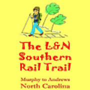 Ln Southern Rail Trail Girl Hiker Poster