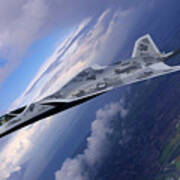 Lockheed Lmt Raven Ii Vertical Climb Poster