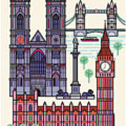 London Poster - Retro Travel Poster