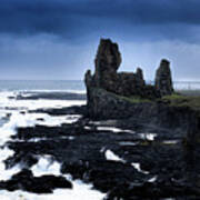 Londrangar - The Rocky Castle Of Iceland Poster