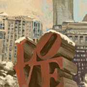 Love In Snow Poster