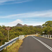 Lyell Highway, Nr. Derwent Bridge, Tasmania, Australia Poster