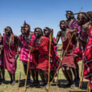 Maasai Warriors I Poster