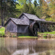 Mabry Mill In The Blue Ridge Mountains Poster