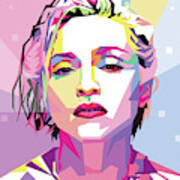 Madonna Wpap Pop Art Poster