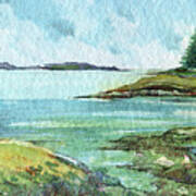 Maine Island View Poster