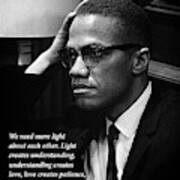 Malcolm X - Quote Iii Poster