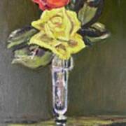 Manet's Vase Of Roses Poster