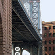 Manhattan Bridge From Brooklyn Poster