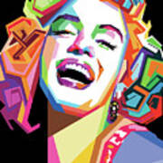 Marilyn Monroe Pop Art Poster