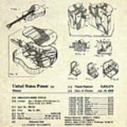 Martin Guitar Patent Art Poster