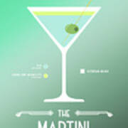 Martini Cocktail - Modern Poster