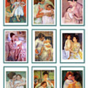 Mary Cassatt Miniatures Poster