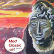 Maya Sunset Modclassic Art Poster