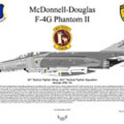 Mcdonnell Douglas F-4g Phantom Ii Wild Weasel Poster