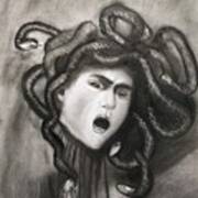 Medusa By Caravaggio Poster