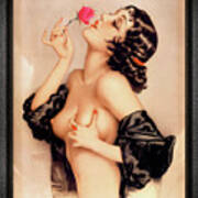 Memories Of Olive By Alberto Vargas Vintage Pin-up Girl Art Poster