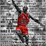 Michael Air Jordan Motivational Inspirational Independent Quotes 2 Poster