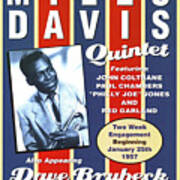 Miles Davis  Quintet Poster