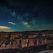 Milky Way Over Colorado Poster