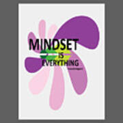 Mindset Is Everything Notebook Poster