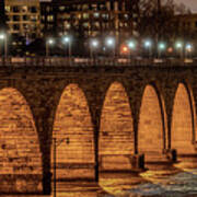 Minneapolis Stone Arch Bridge Poster