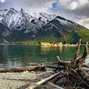 Minnewanka Boat House Poster