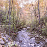 Misty Morning Smoky Mountains Country Streams Poster