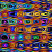 Mod Psychedelic Pattern - Abstract Poster