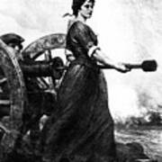 Molly Pitcher At The Battle Poster