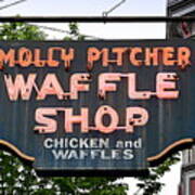 Molly Pitcher Waffles Poster