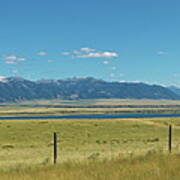 Montana Roadside Panorama Poster