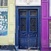 Montmartre Colors - Paris Doors Poster