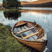 Moored On Loch Awe Poster